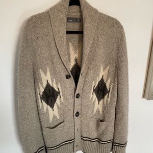 Vince Alpaca Cardigan Sweater Men’s Medium